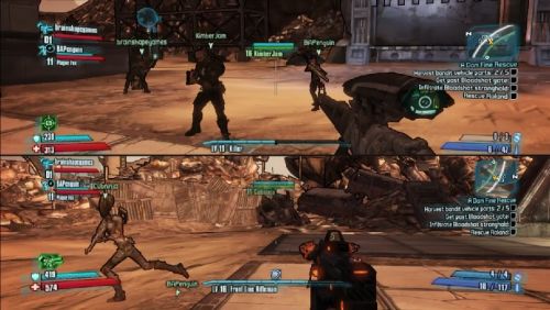 borderlands 2 split screen co op pc